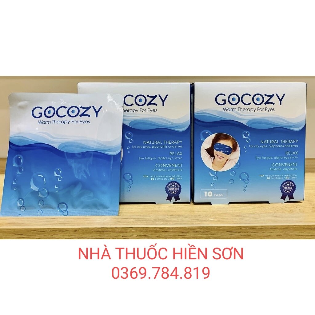 [CHÍNH HÃNG] GOCOZY chườm ấm mắt GOCOZY date xa - hộp 10 miếng