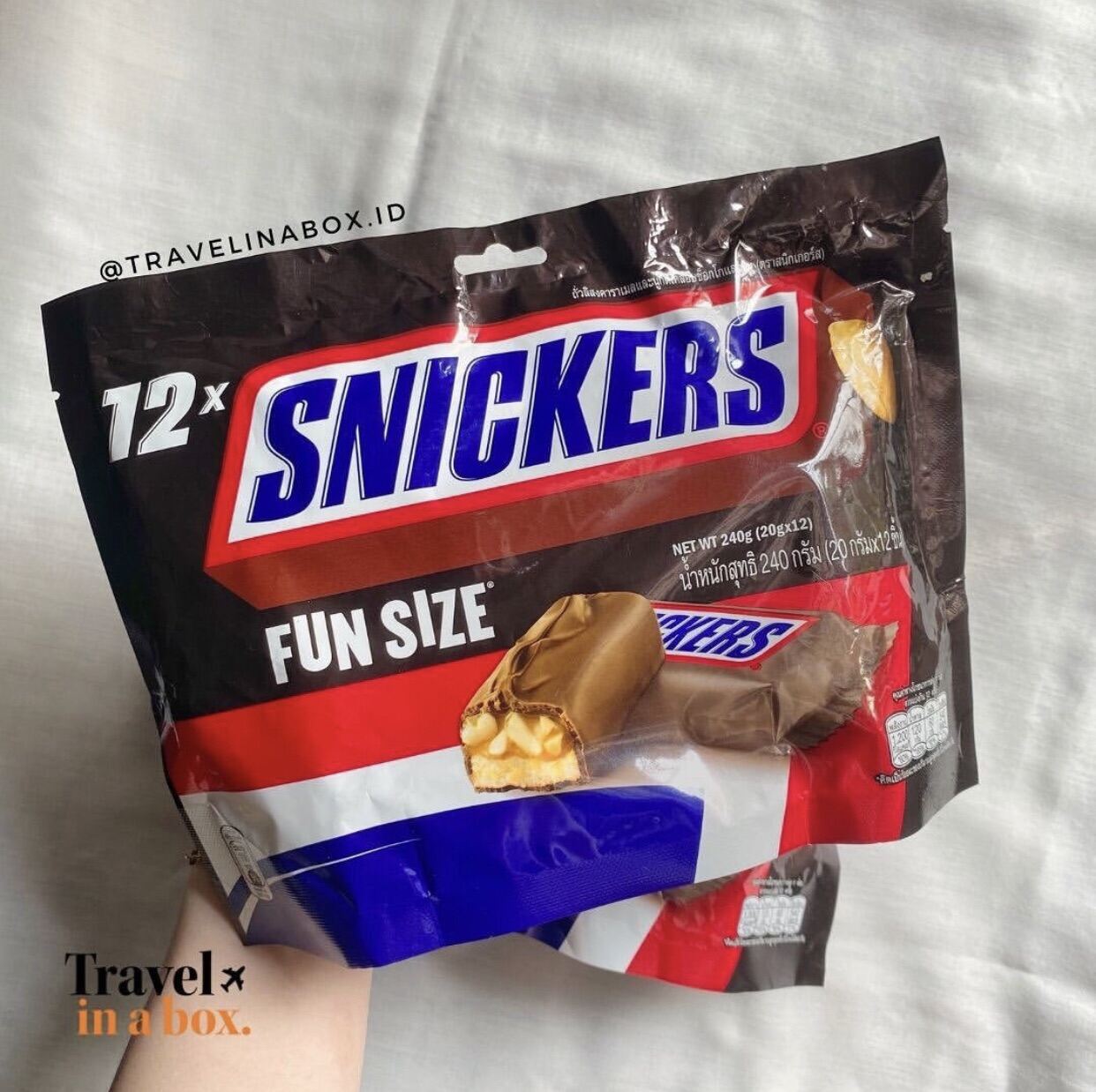 Kẹo Socola Snickers Fun Size Túi 240g