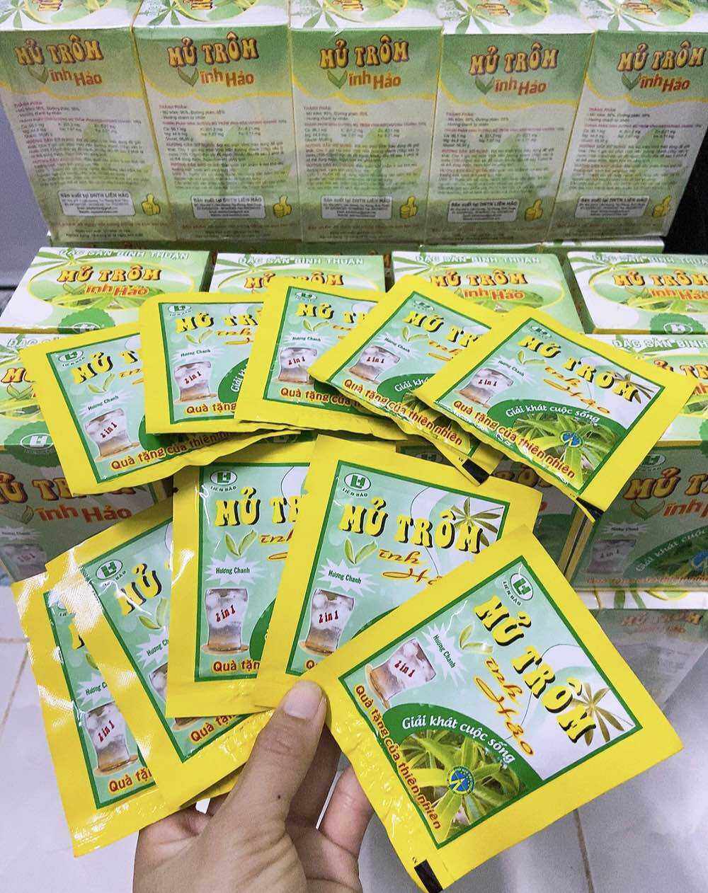 Mủ trôm tự nhiên dạng bột - mủ trôm vĩnh hảo ( hộp 10 gói)