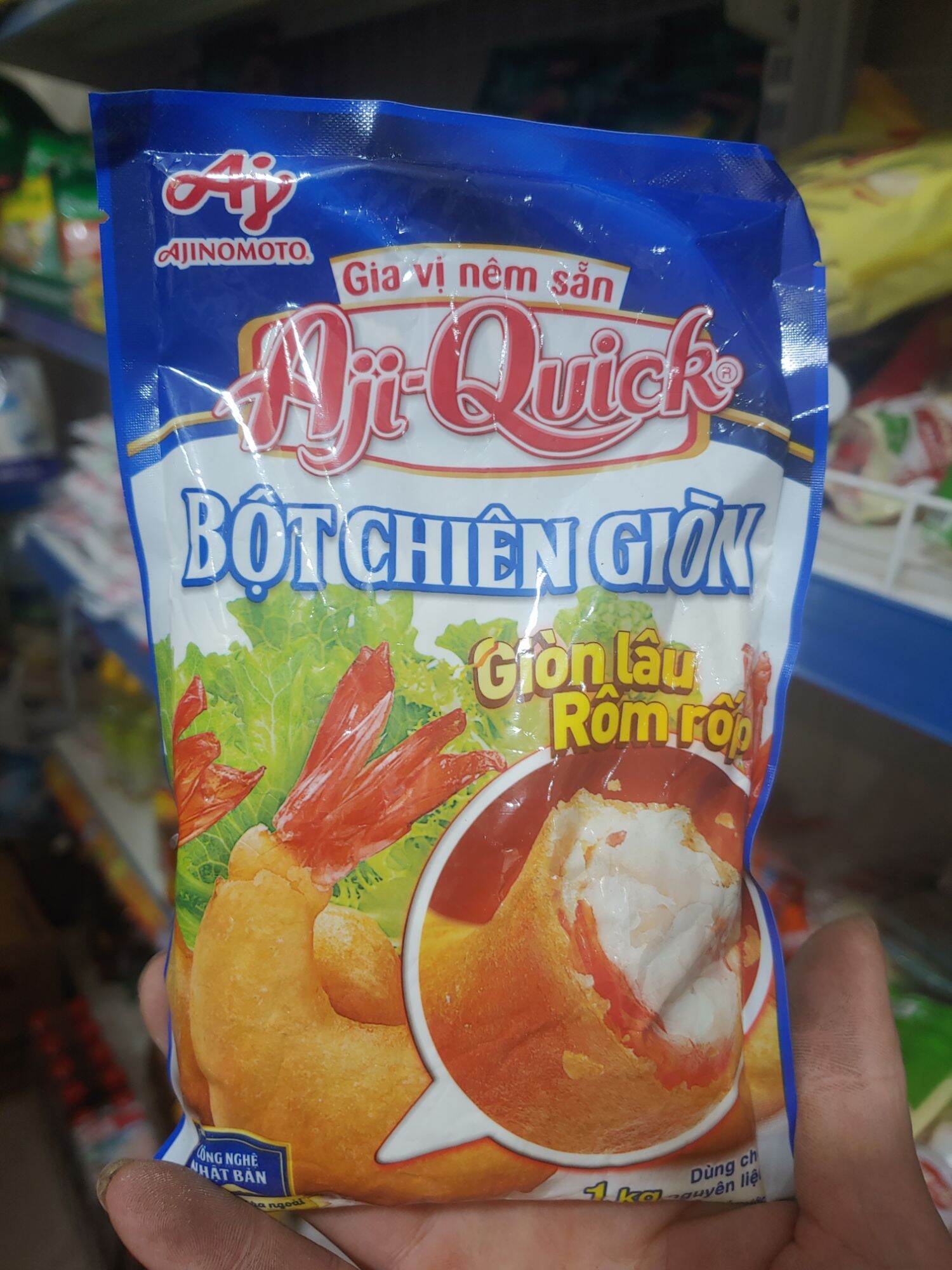 Bột chiên giòn hải sản aji quick 150g
