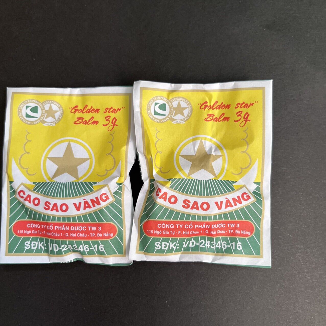 Dầu cù là - Cao Sao Vàng , hủ 3gr