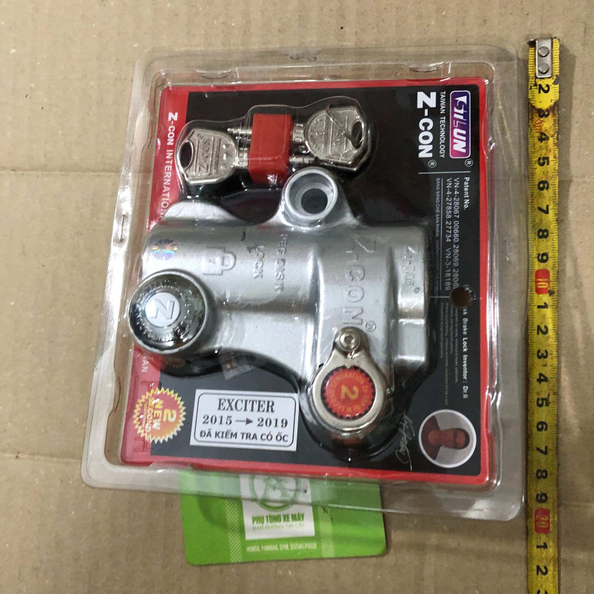 Bộ khoá dĩa trước ( loại bắt phuộc ) xe Exciter 150cc