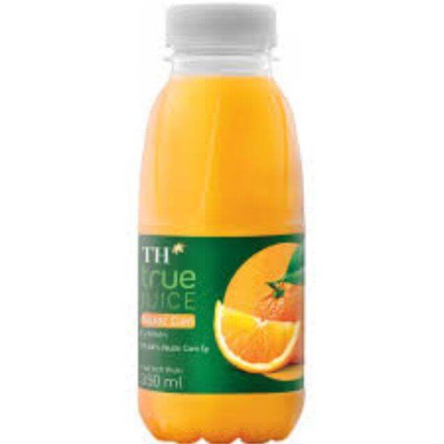 [HCM]Thùng nước ép TH true JUICE 350ml × 24 chai ( Táo tự nhiên / Táo đào / Táo gấc / Cam )