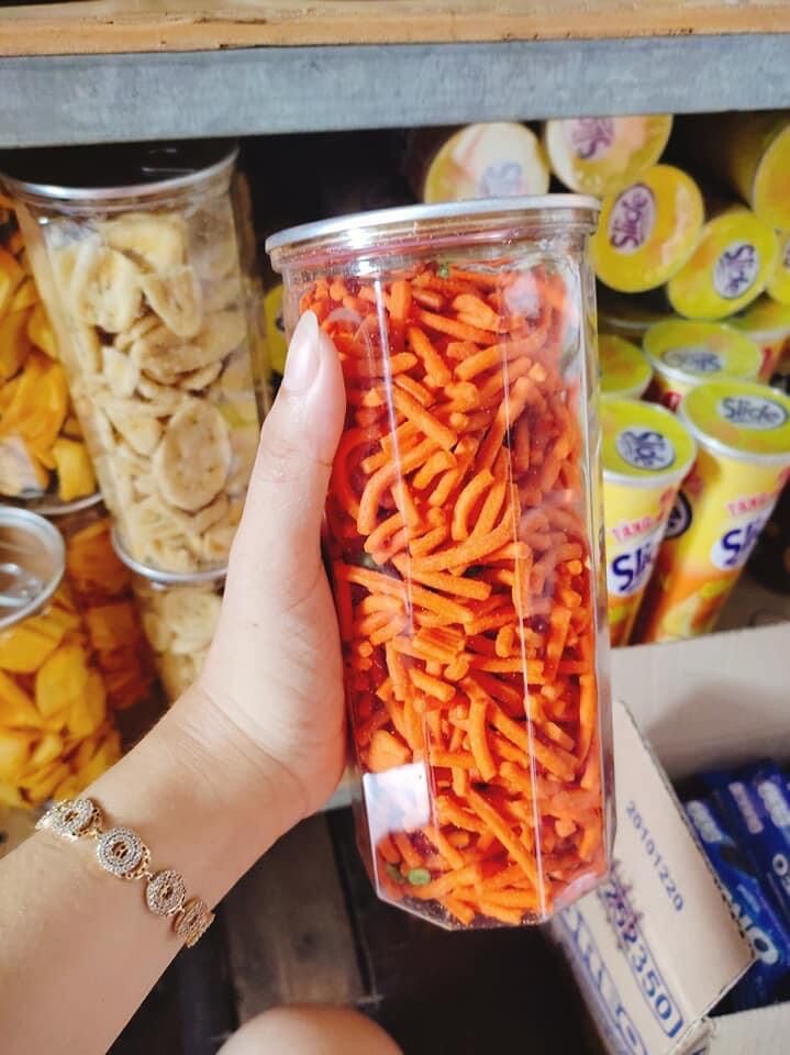 Bim bim que đậu hà lan hủ 500g