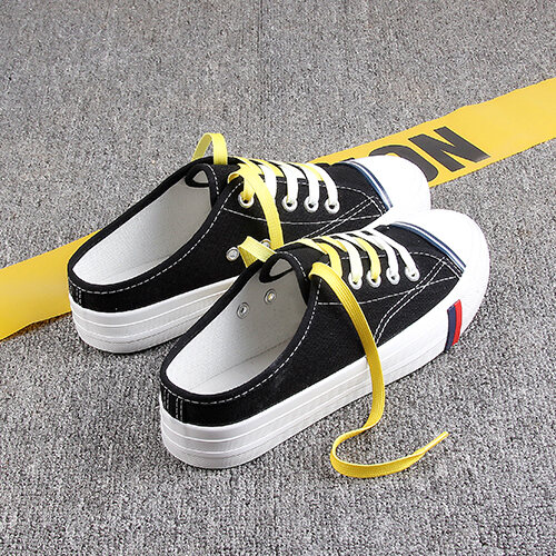 Giày Vải Bố Thoáng Khí, Giày Nam Mùa Hè, Dép Vải Bố, Giày Nam Thời Trang Phong Cách Hàn Quốc, Dép Sục, Giày Vải Lười