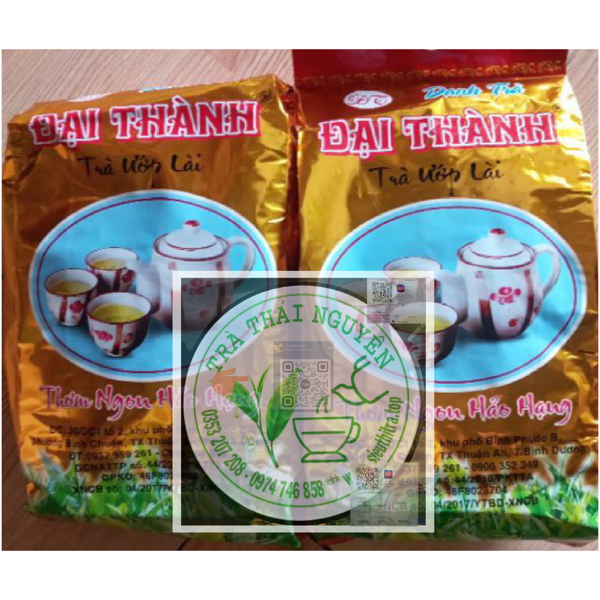 10 gói trà sâm dứa.  đại thành 320 g