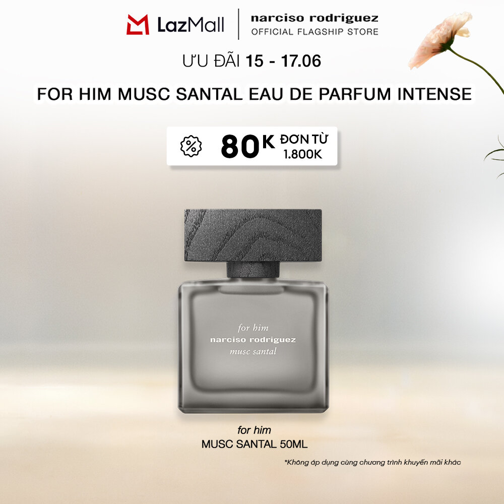 Nước Hoa nam Narciso Rodriguez For Him Musc Santal Eau de parfum Intense 50ml
