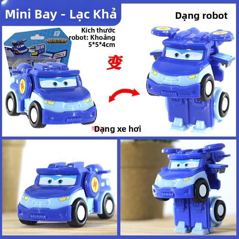 Bộ Robot Nhỏ Biến Hình Super Wings