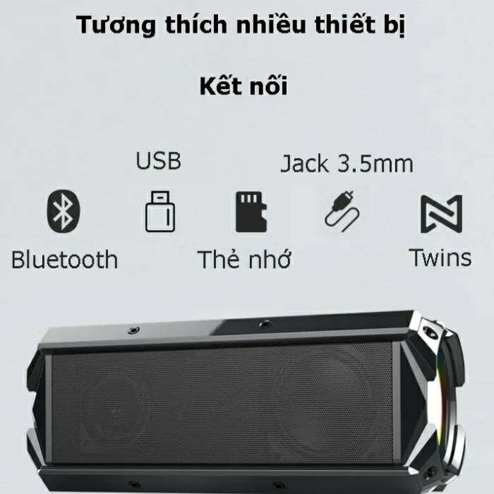 Loa Bluetooth Chip DSP PKCB386 công suất 100W TWS Lên 200W