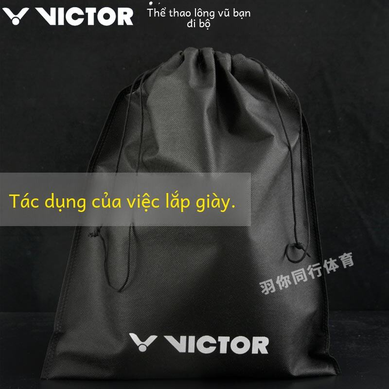 Victor Nhẹ Túi Đựng Giày Tennis Độc Lập Dây Rút Túi Đựng Giày Cầu Lông Thể Thao Đồ Dùng Cho Người Hâ