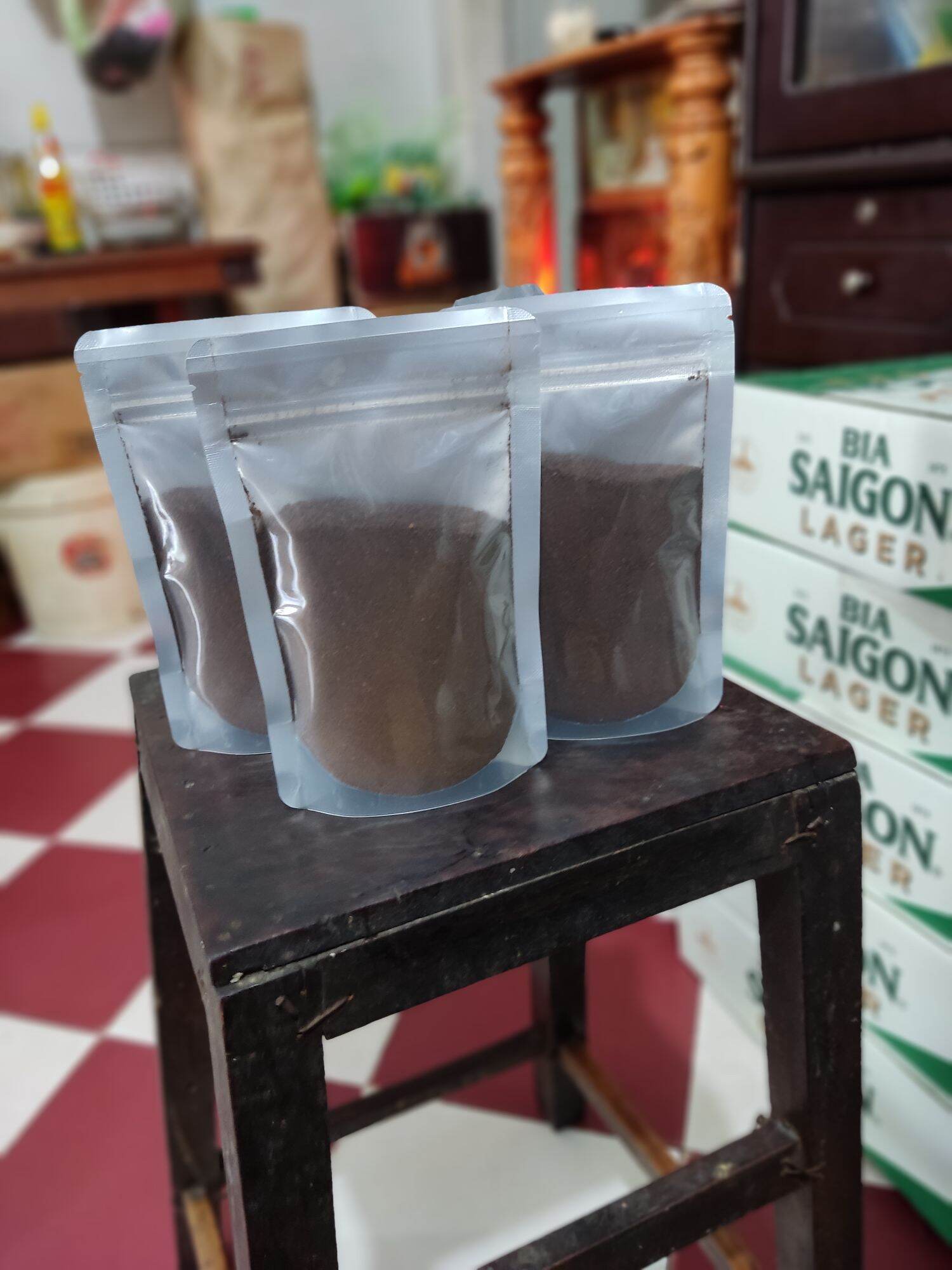 Cafe gu Miền Tây nhà làm