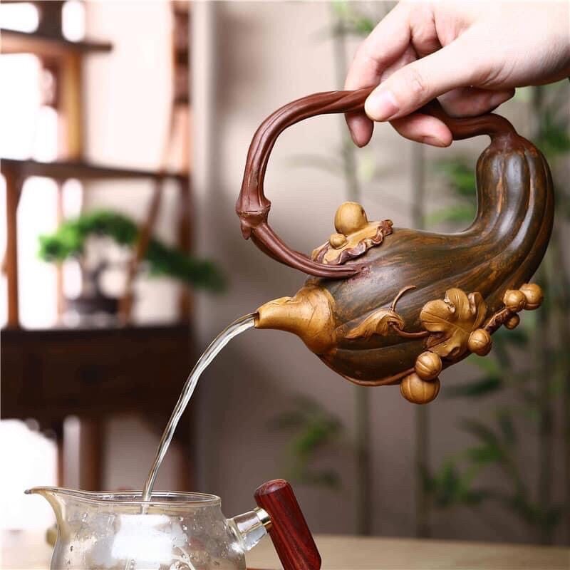 Ấm tử sa bí ngô đề lương
