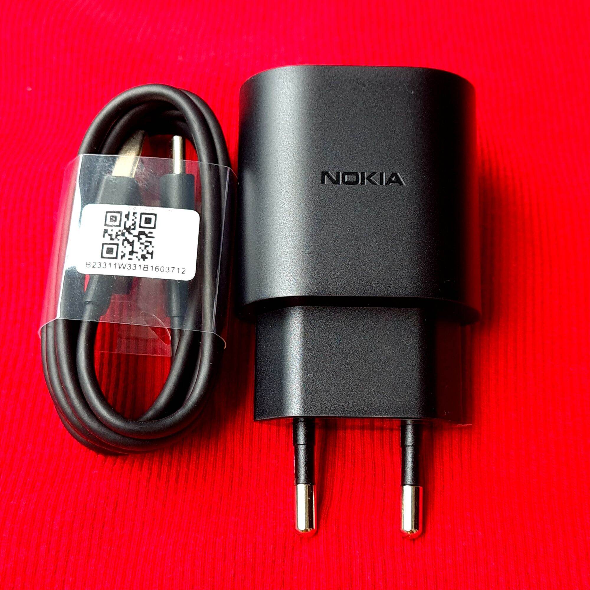 Sạc nhanh 18w nokia g50, g21, g11, x10, t21, t20, 8.1, 8.3, 6.1/6.1plus... mới 100%