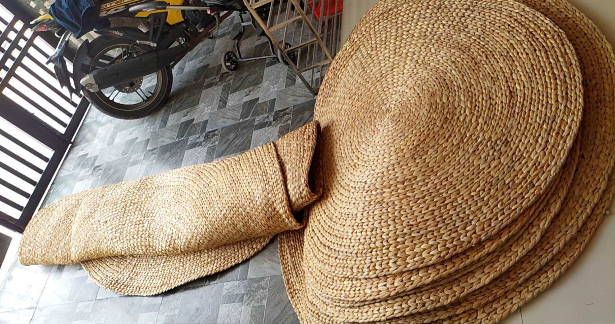 Thảm lục bình đan dày kích thước 2m