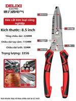 DELIXI Electric | Kìm Cắt Dây & Thép Nặng Cho Khung Thép Nhẹ và Công Cụ Bóc & Ép Thép Không Gỉ