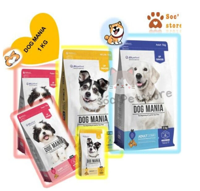 Dog Mania - Thức ăn hạt cho chó trưởng thành, chó nhỏ, mọi lứa tuổi 1kg