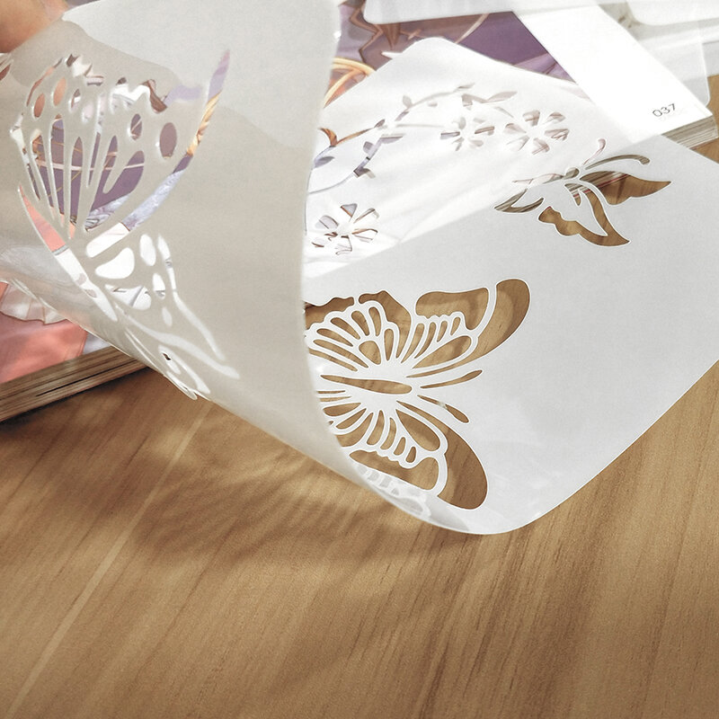 Hand Account Hand Copy Decorative Painting Template Elementary School Tabloid Graffiti Drawing Hollow Mold Album DIY Accessories