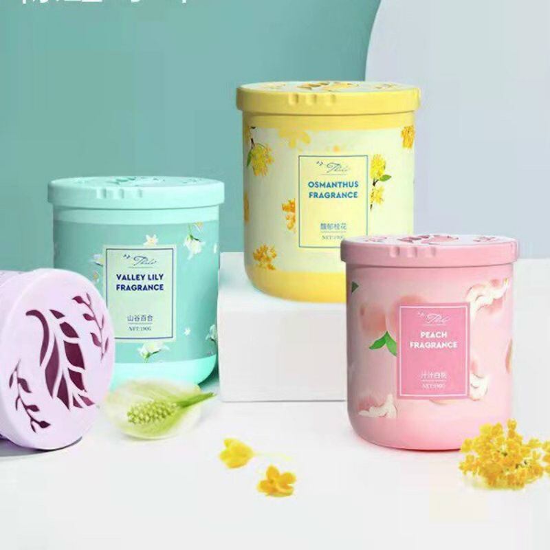 Sáp thơm khử mùi ô tô, toilet, phòng ngủ , nhà tắm hương thơm nhẹ nhàng 190gr