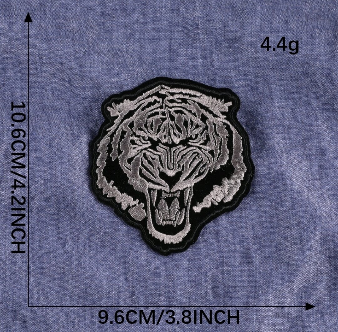 Sticker Thêu Ủi Hình Con Sói Cao Cấp MS445872