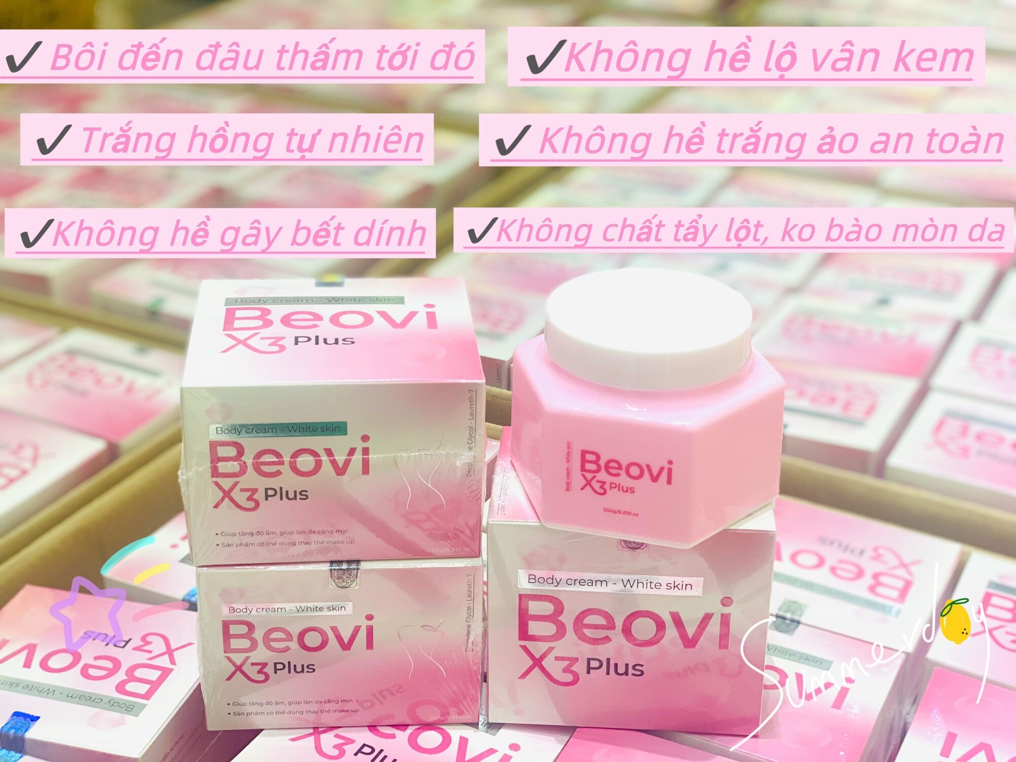 KEM BODY THU THỦY BEOVI CHÍNH HÃNG GIÚP DA TRẮNG SÁNG