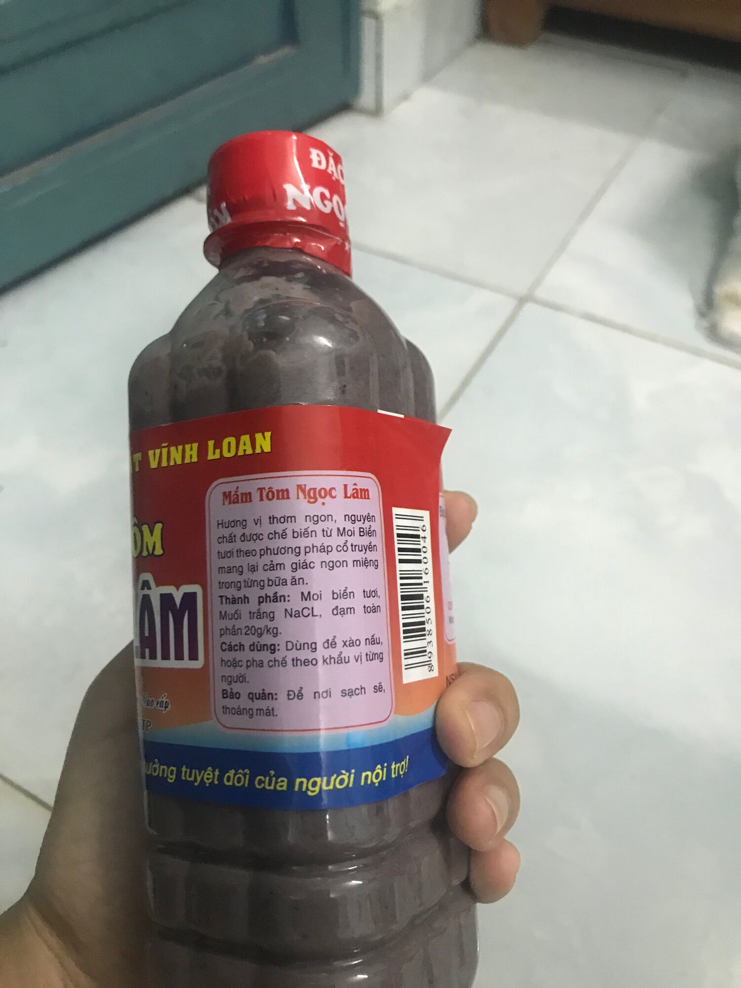 Mắm tôm Bắc Ngọc Lâm chai 500ml