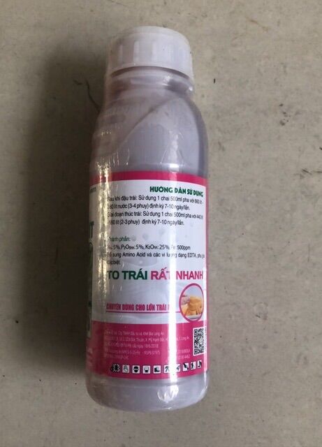 Phân bón lá Gell Lớn Trái Mít. Hàng chính hãng Quả Cầu Lửa