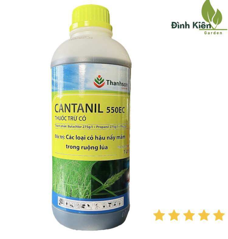  Thuốc trừ cỏ CANTANIL 550EC  1LIT  - ĐẶC TRỊ CÁC LOẠI CỎ HẬU NẢY MẦM. 