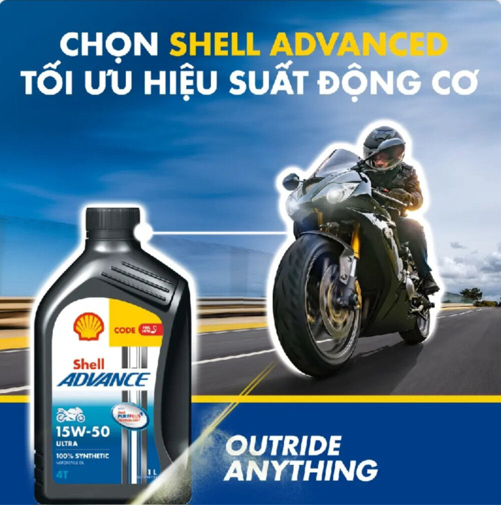 [XE SỐ 1L] - Shell Ultra Advance 15W50 1L