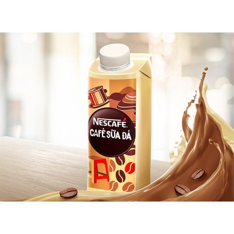 Cafe sữa đá uống liền Nestle hộp 200ml