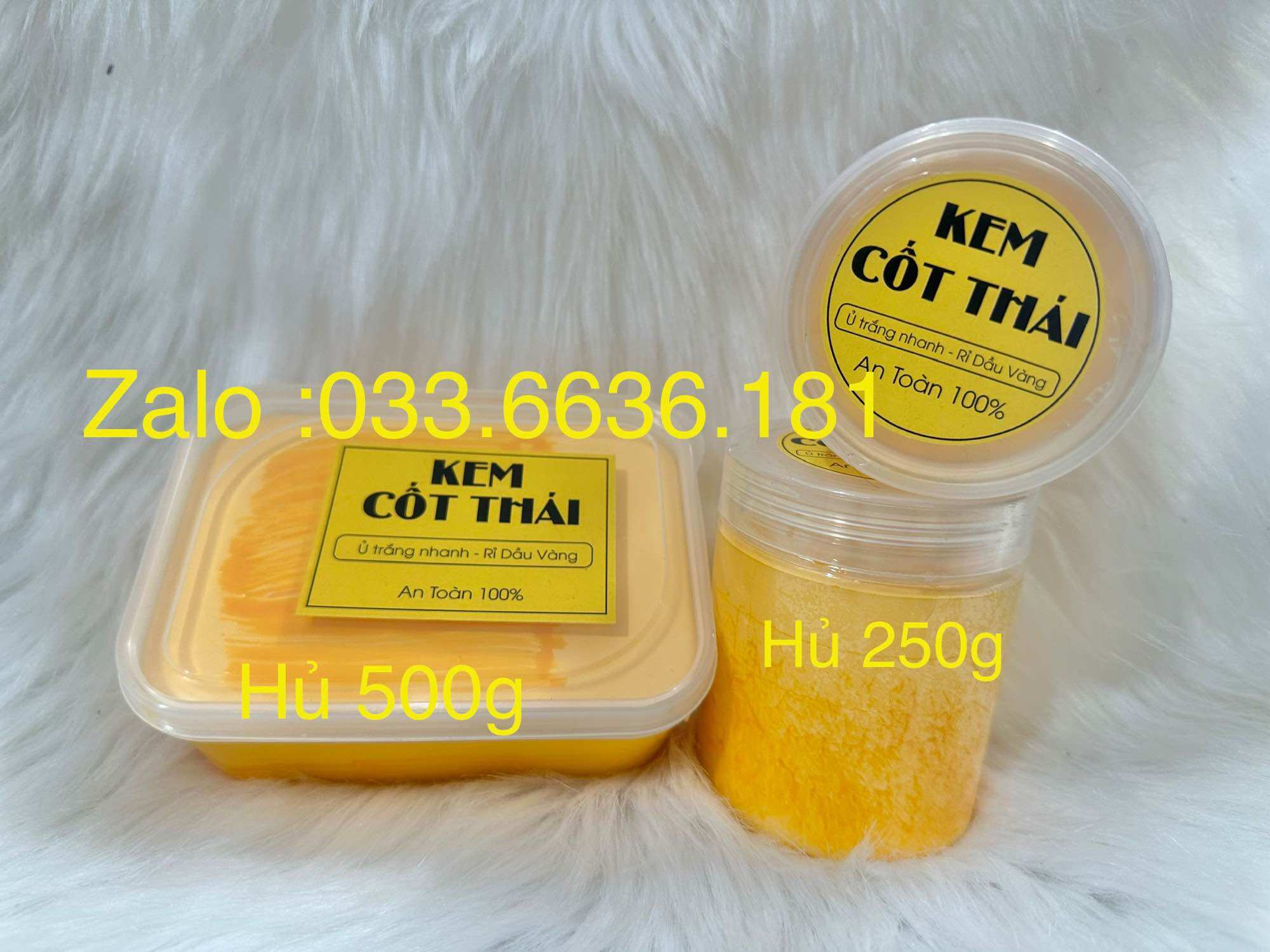 Hoàn tiền 15% - kem cốt thái rỉ dầu vàng hủ 250g-500g