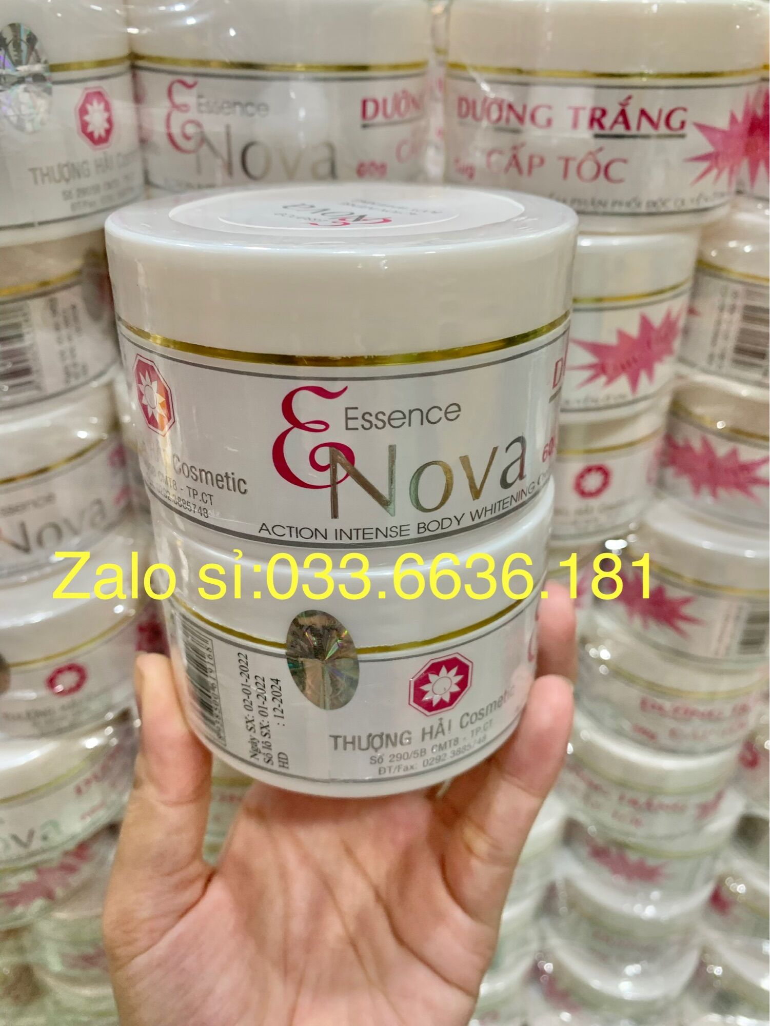 Kem enova trắng da cấp tốc hộp 60gram
