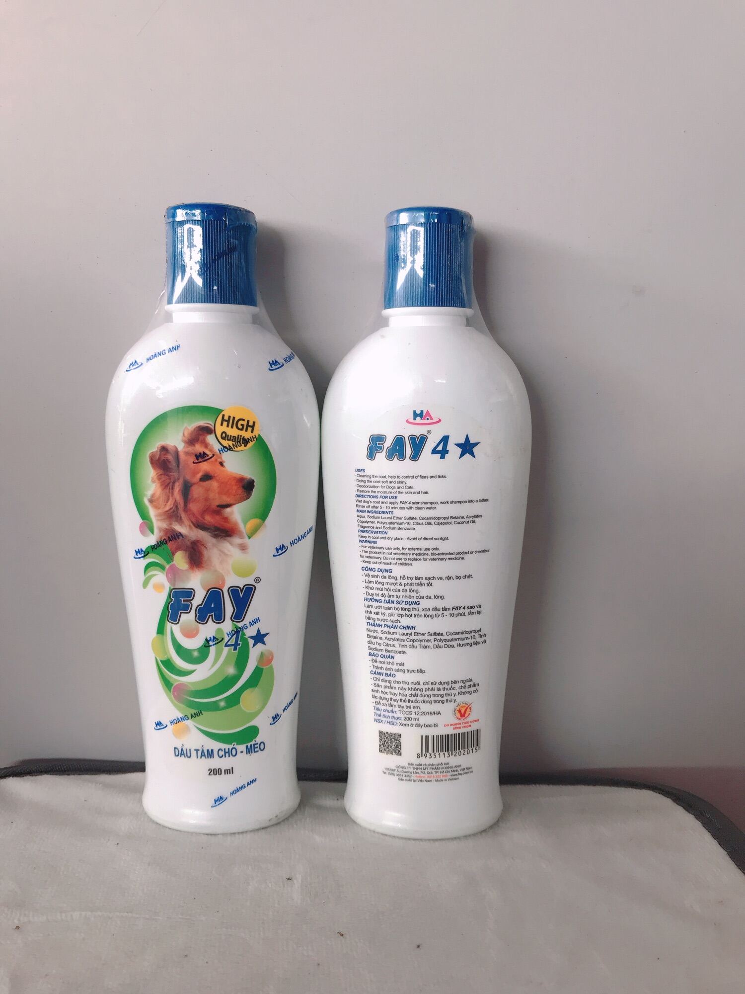 Dầu tắm Fay 4 Sao 200ml cho chó