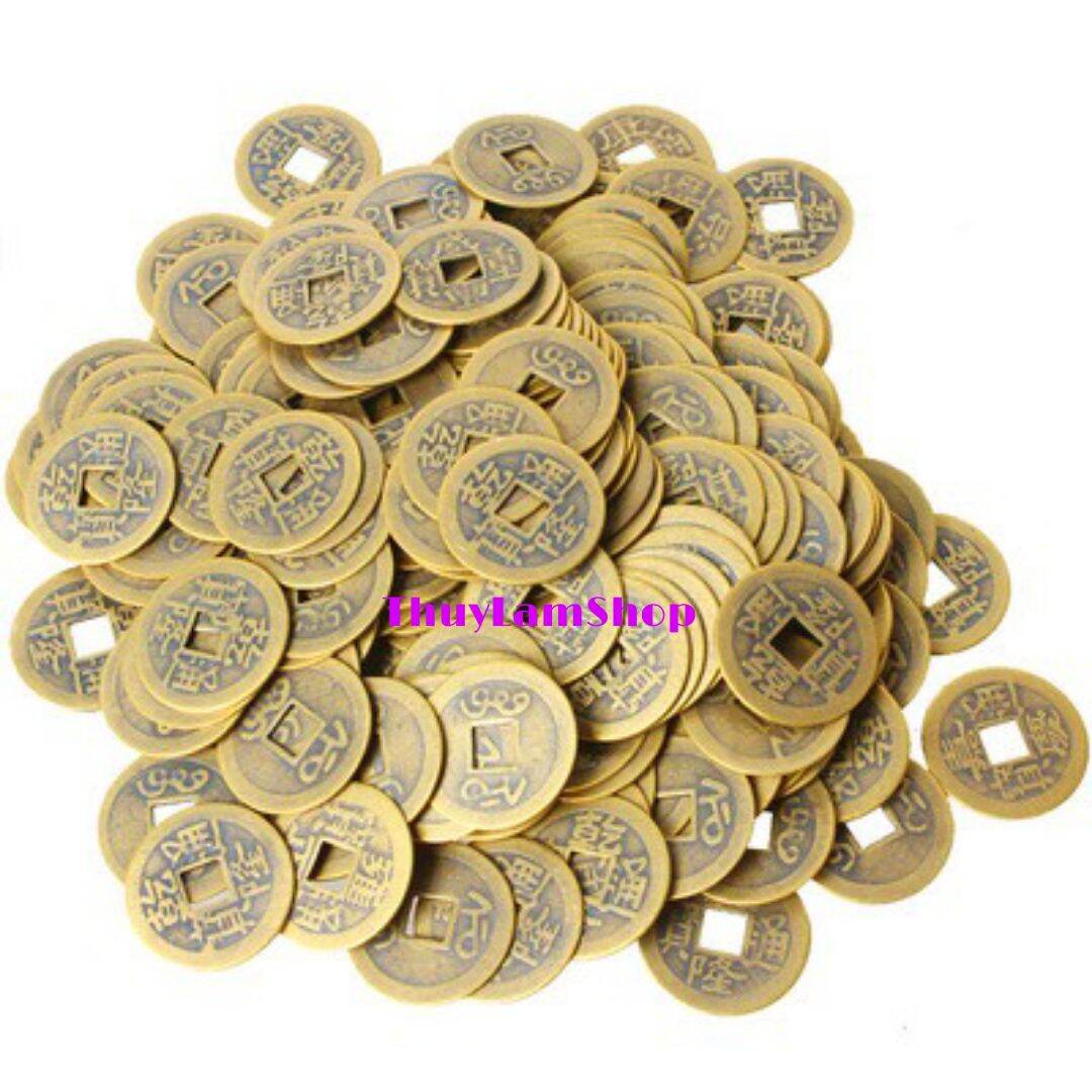 10 đồng tiền xu tiền xu cổ tiền xu âm dương tiền xu thuật phong thủy