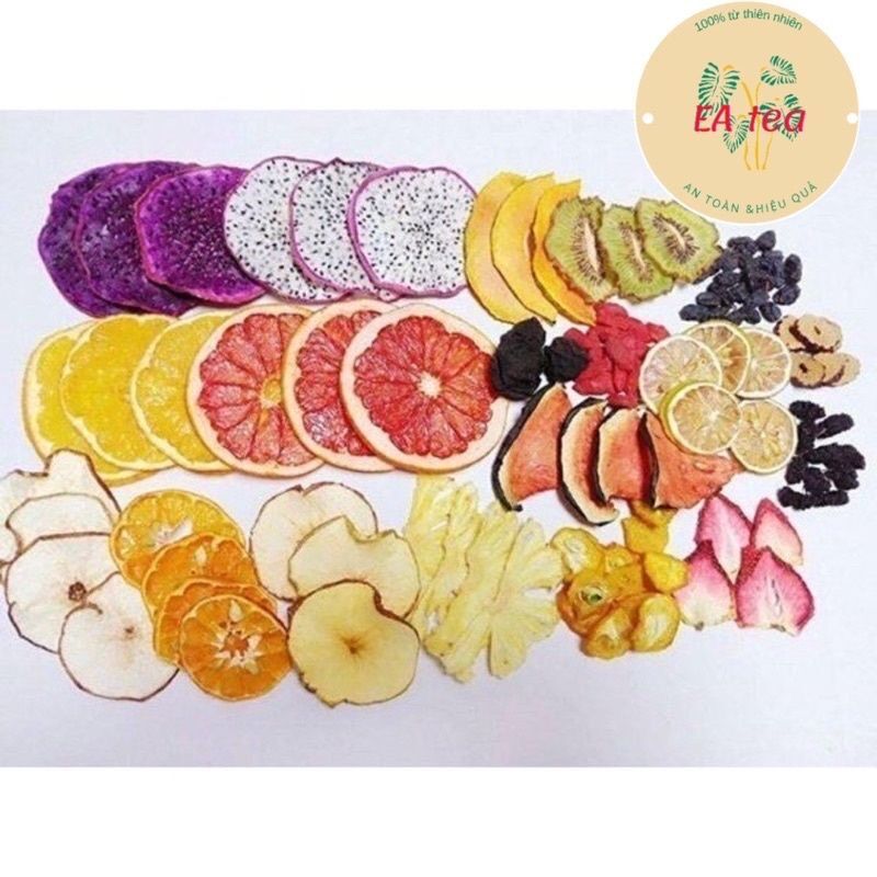 Set 30 gói trà detox hoa quả sấy khô