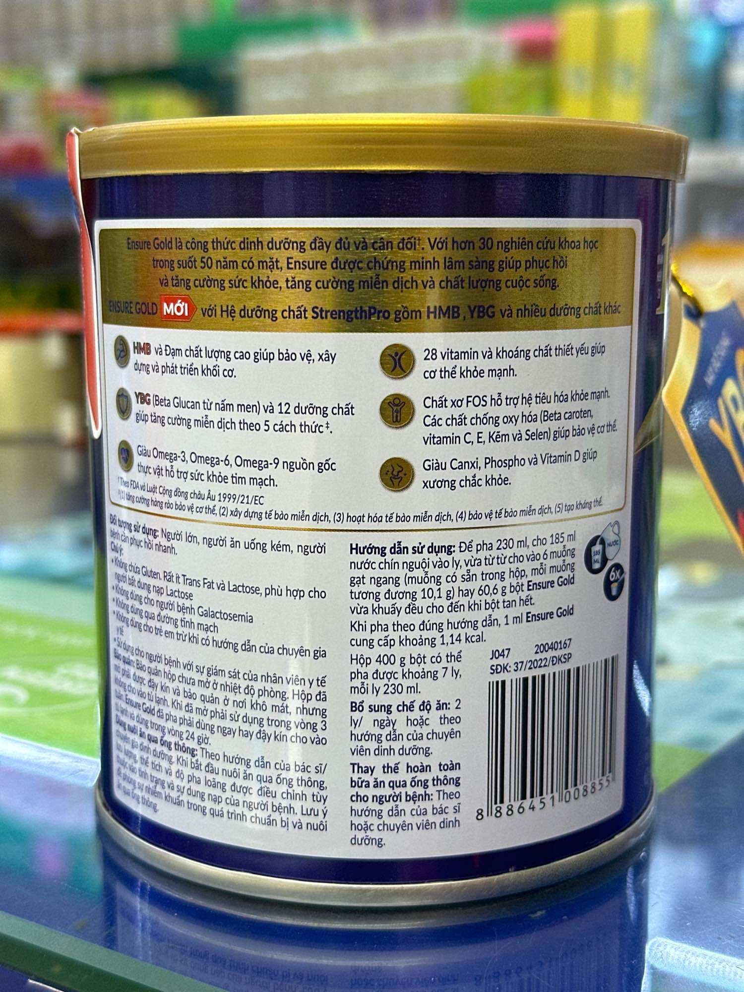 SỮA BỘT ENSURE GOLD 380g