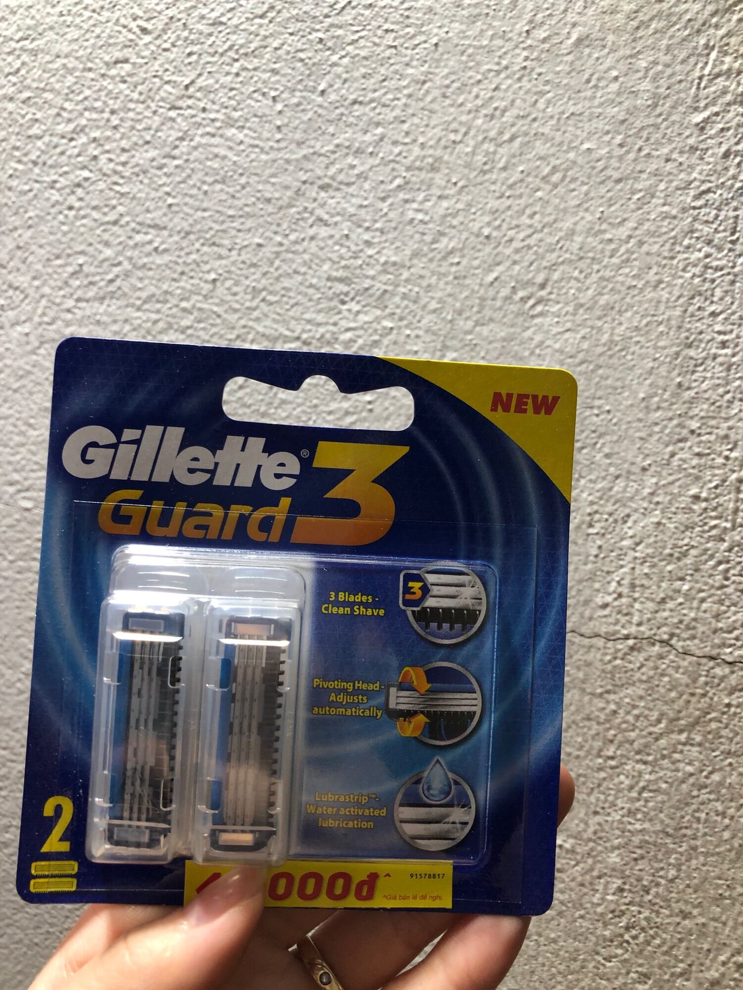 Lưỡi Gillette Guard3 2 cái nhập khẩu