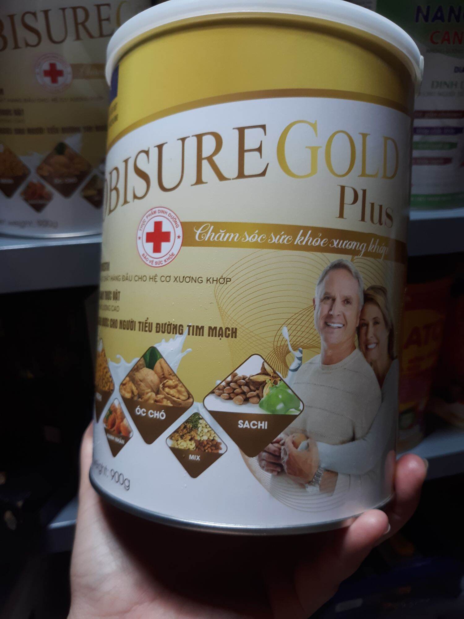 Sữa hạt obisuregold plus 900g, date 2025-2026
