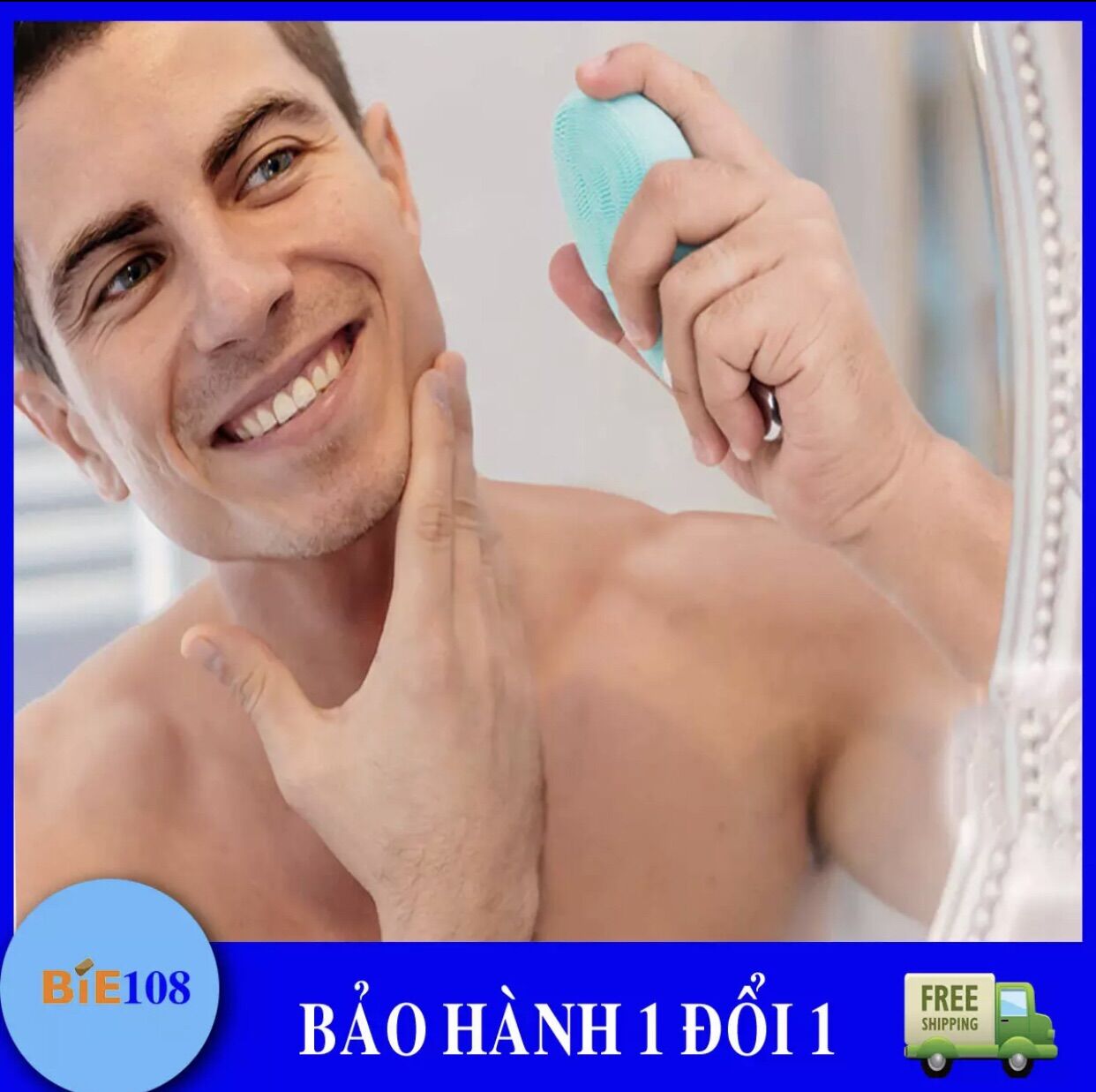 [HCM]MÁY RỬA MẶT .Máy massage da mặt làm se khít lô chân lông.