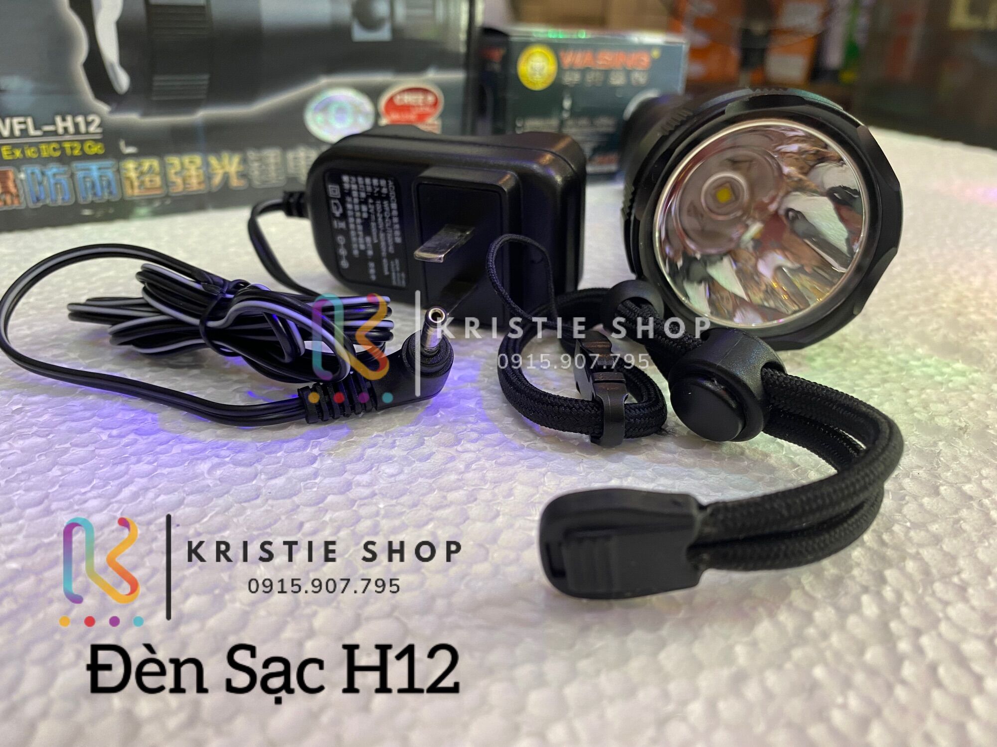 Đèn Pin Siêu Sáng WASING WFL-H12