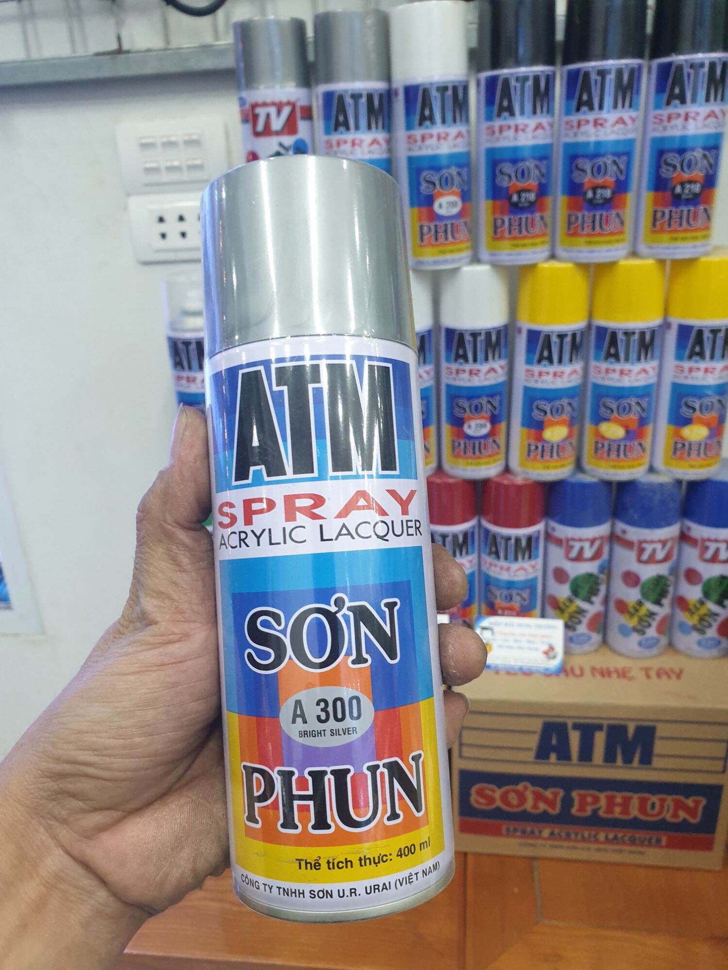 Sơn phun dạng xịt ATM ,TV các màu