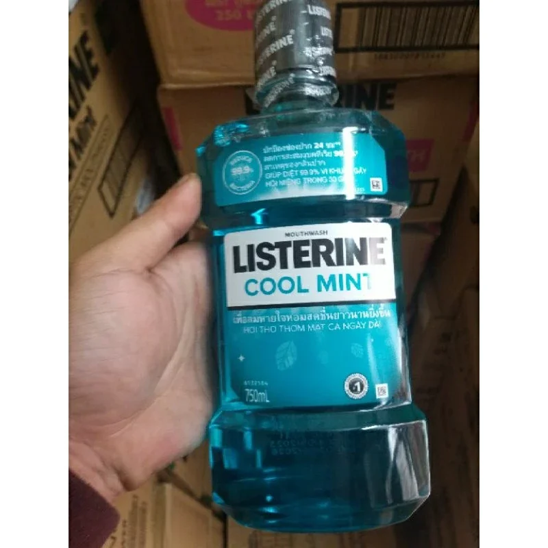 Nước xúc miệng LISTERINE 750ml Bạc Hà