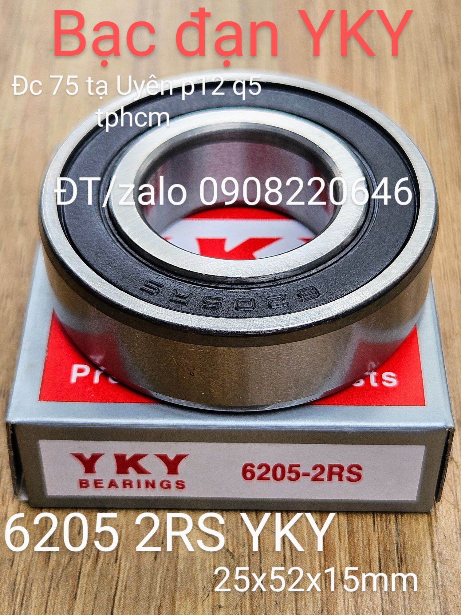 Bạc đạn xe máy 6200  6201  6202  6203  6204  6205