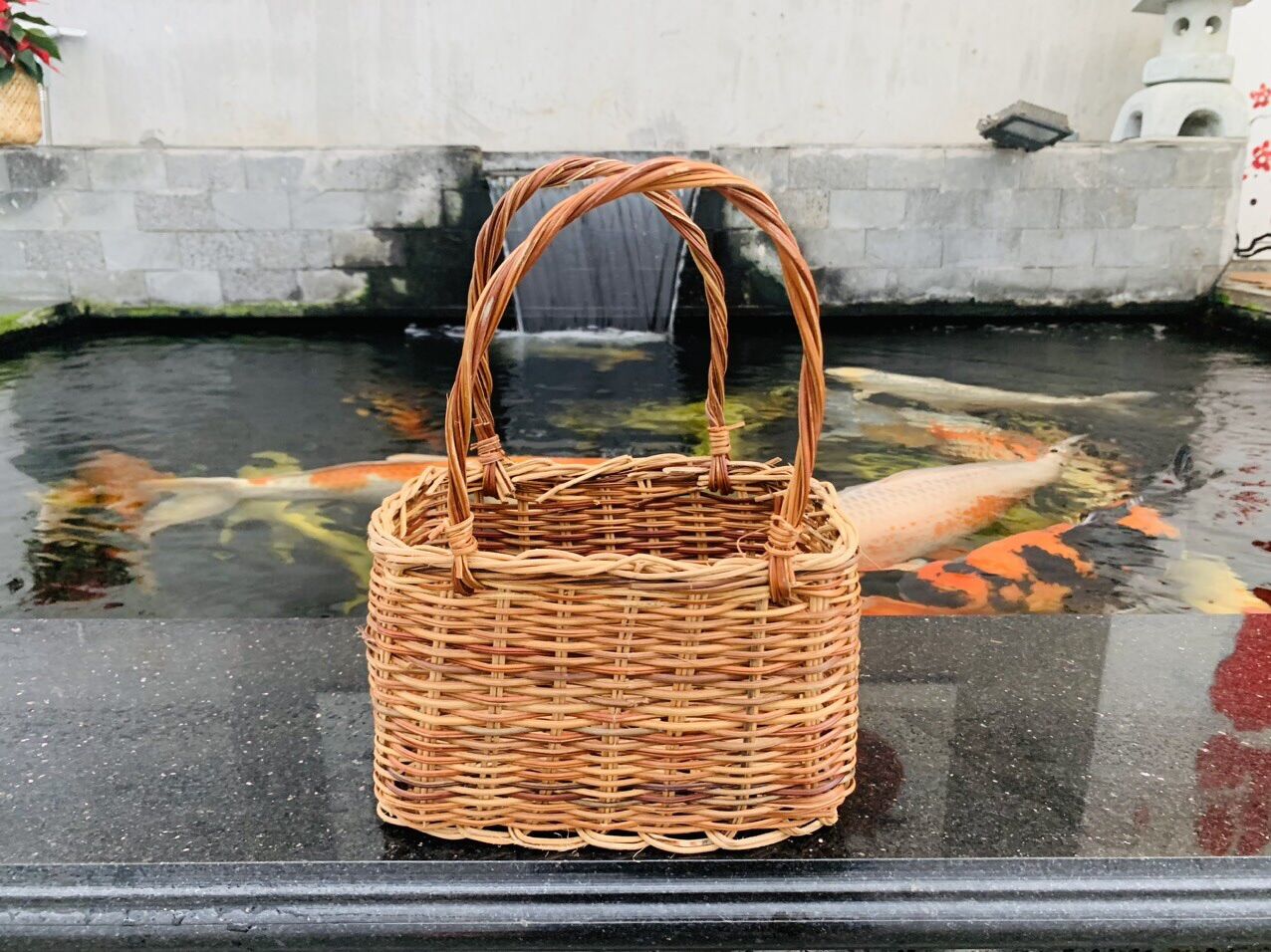 Giỏ hoa quả đáy ovan