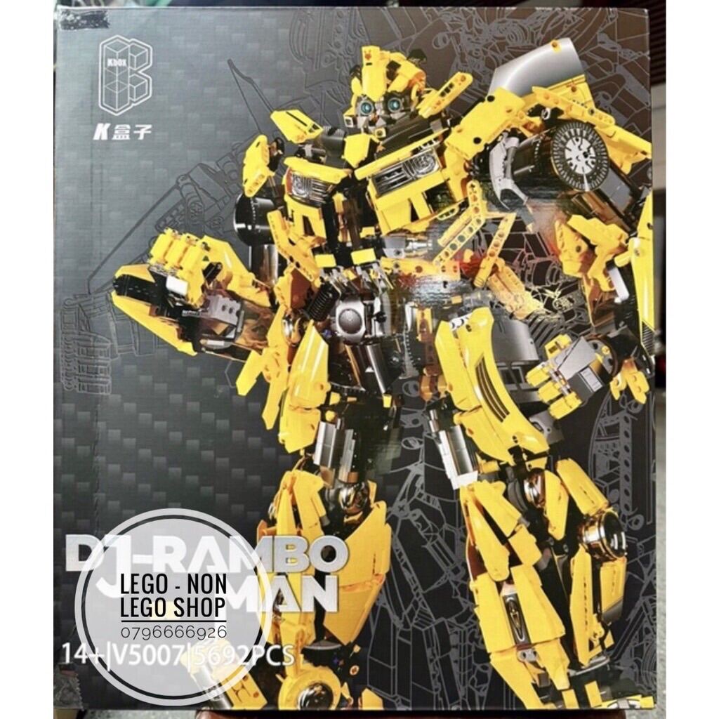 Xếp Hình Transformers Kbox V5007 Robot Bumble Bee Transformers 5692 Mảnh