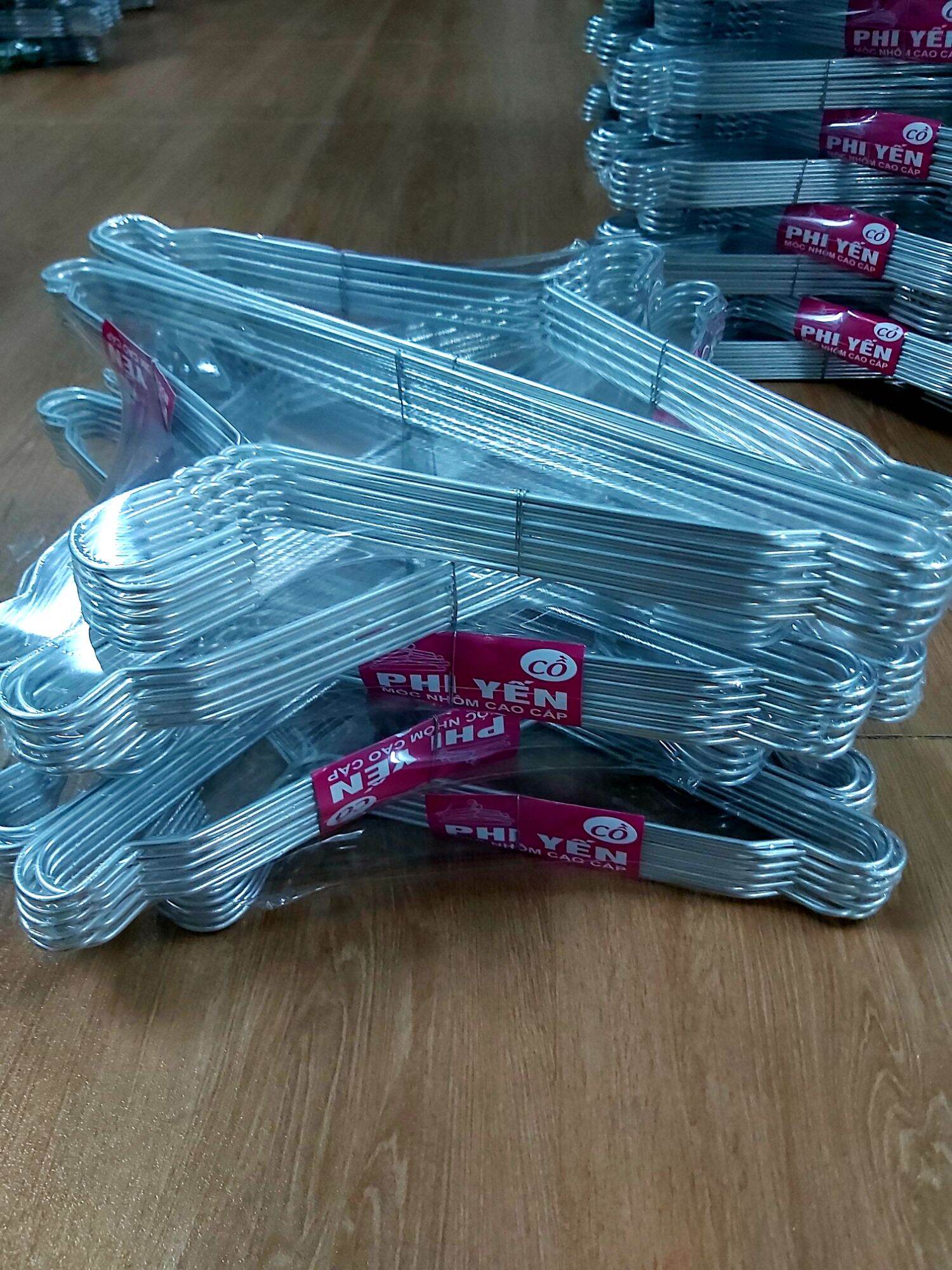 Móc nhôm người lớn 45x20 cồ phi yến loại mỏng bản rộng dài 45cm, móc nhôm đặc biệt
