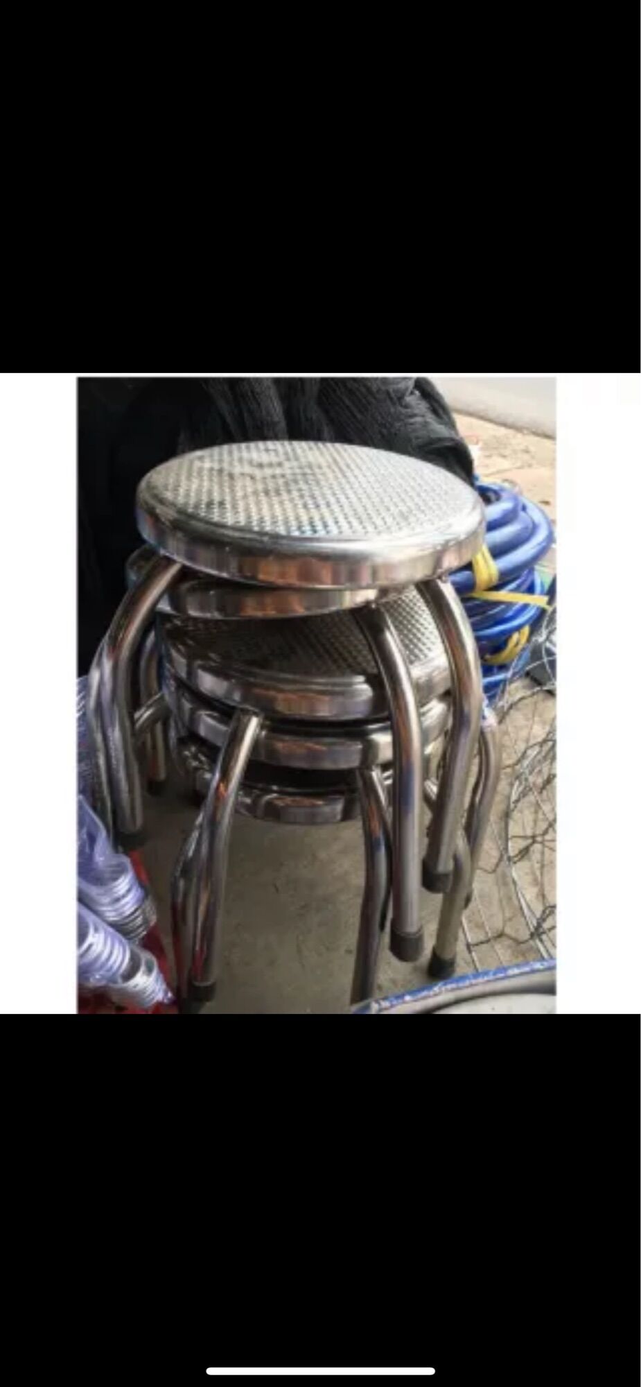 Ghế đẩu Inox