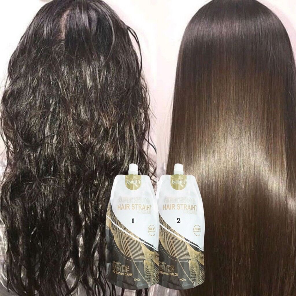 THUỐC DUỖI TÓC SIÊU DƯỠNG KERATIN KAMI 1000ML