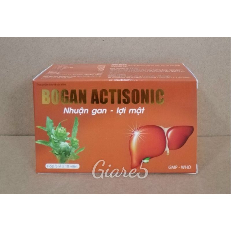Bổ gan Actisonic Giải độc gan, mát gan