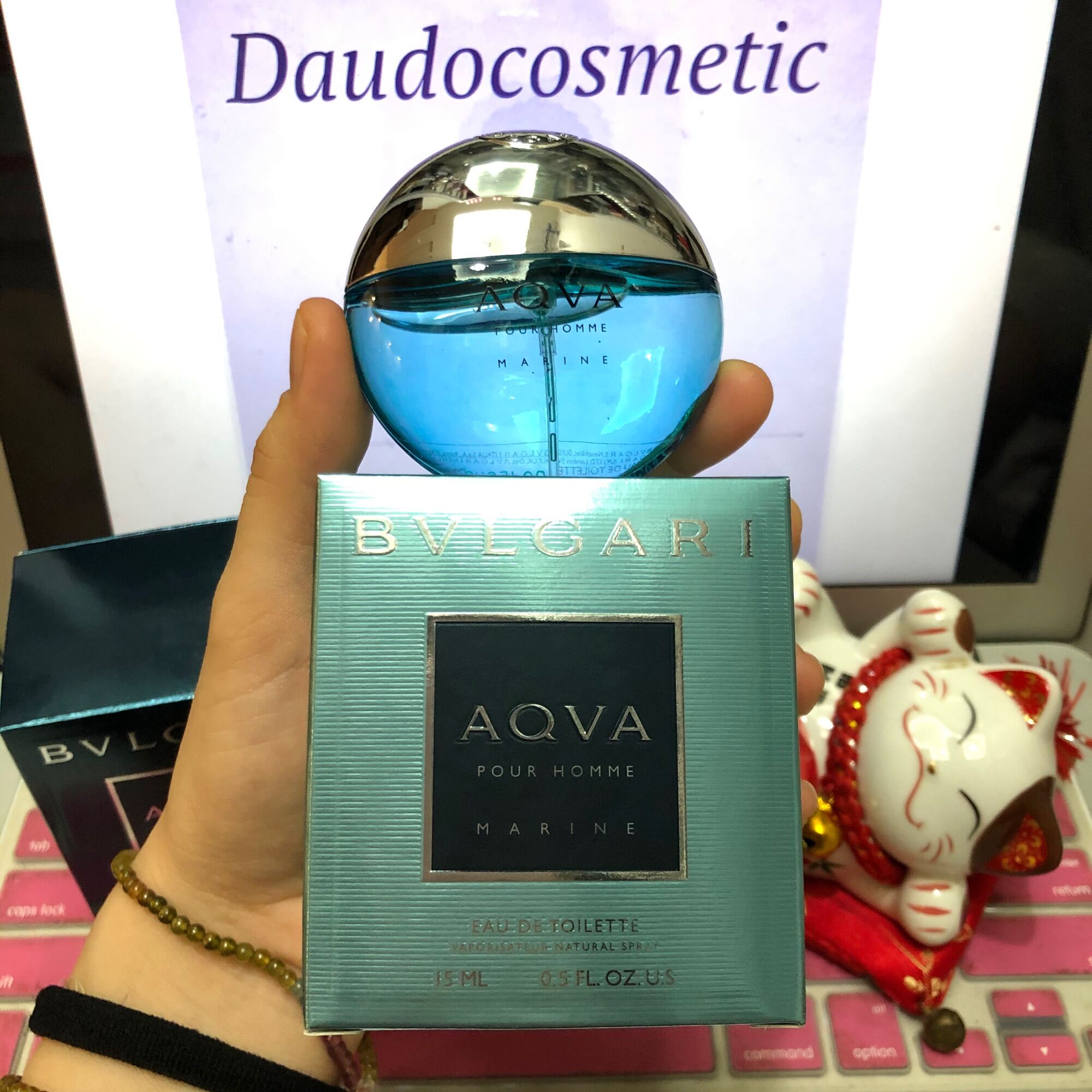 [Hcm][ Mini ] Nước Hoa Bvlgari Aqva Marine Pour Homme Edt 15Ml