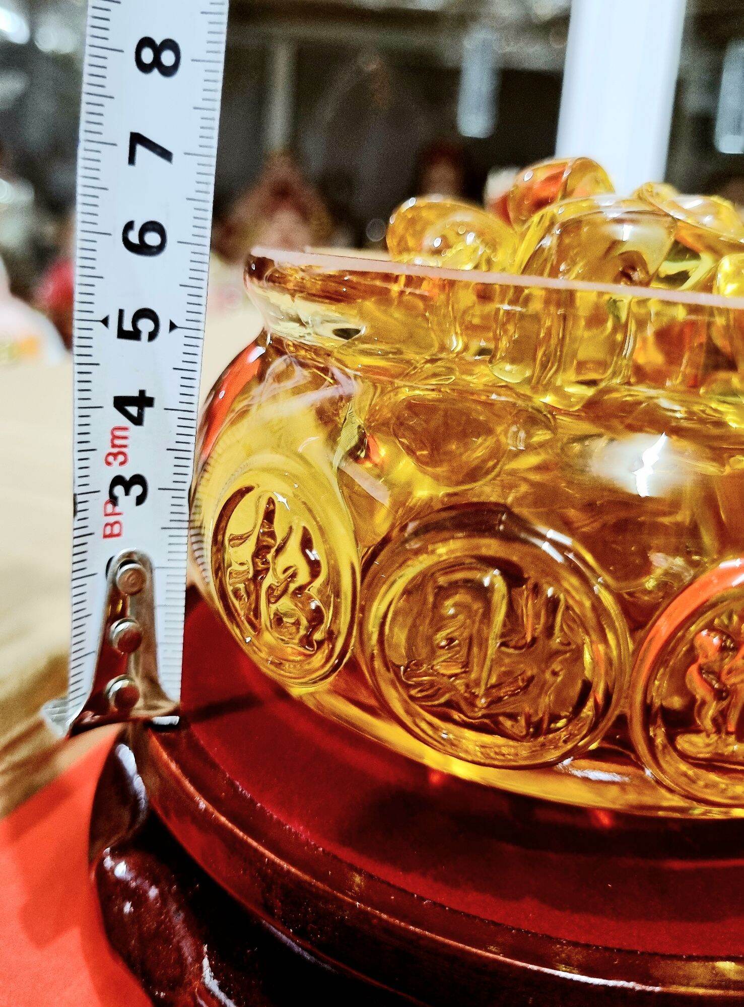 HỦ VÀNG TÀI LỘC - BÁT TỤ BẢO - SIZE LỚN 10CM